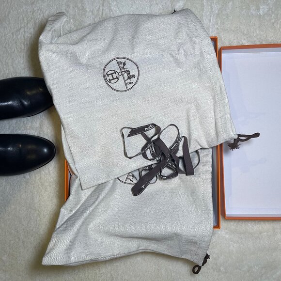 Hermes Neo Ankle Boot with Kelly Buckle in Noir Black Size 41 - Picture 12 of 12